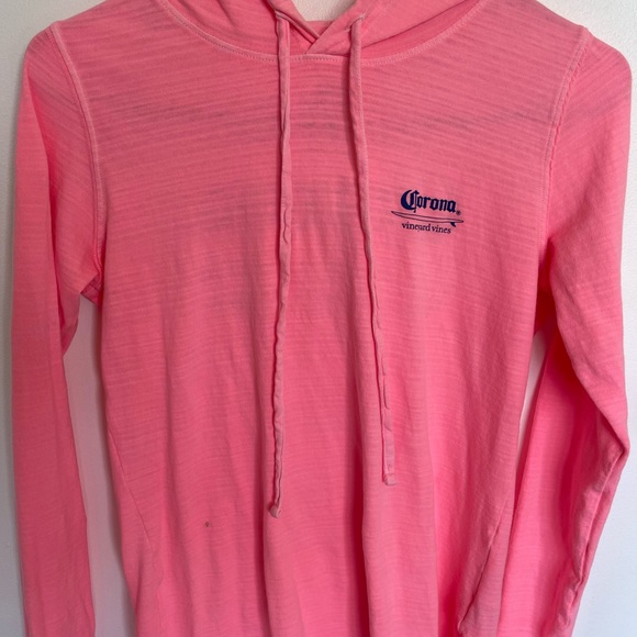 Vineyard Vines Corona Surf Logo Hoodie Tee Limited -Edition Collection Size XXS - Picture 5 of 11